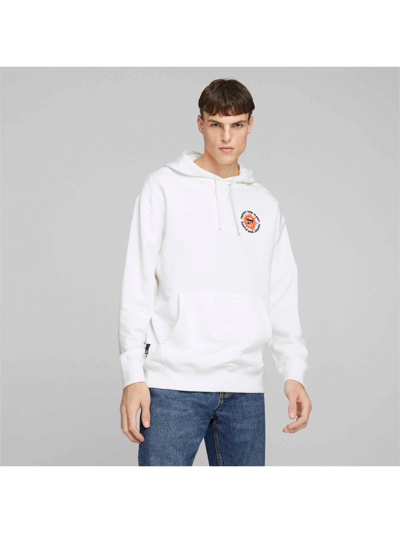 Худи и свитшоты PUMA Downtown Graphic Hoodie модель 539182 Фото
