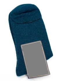 Носки и гольфы ISSA Plus модель GNS-215_turquoise Фото