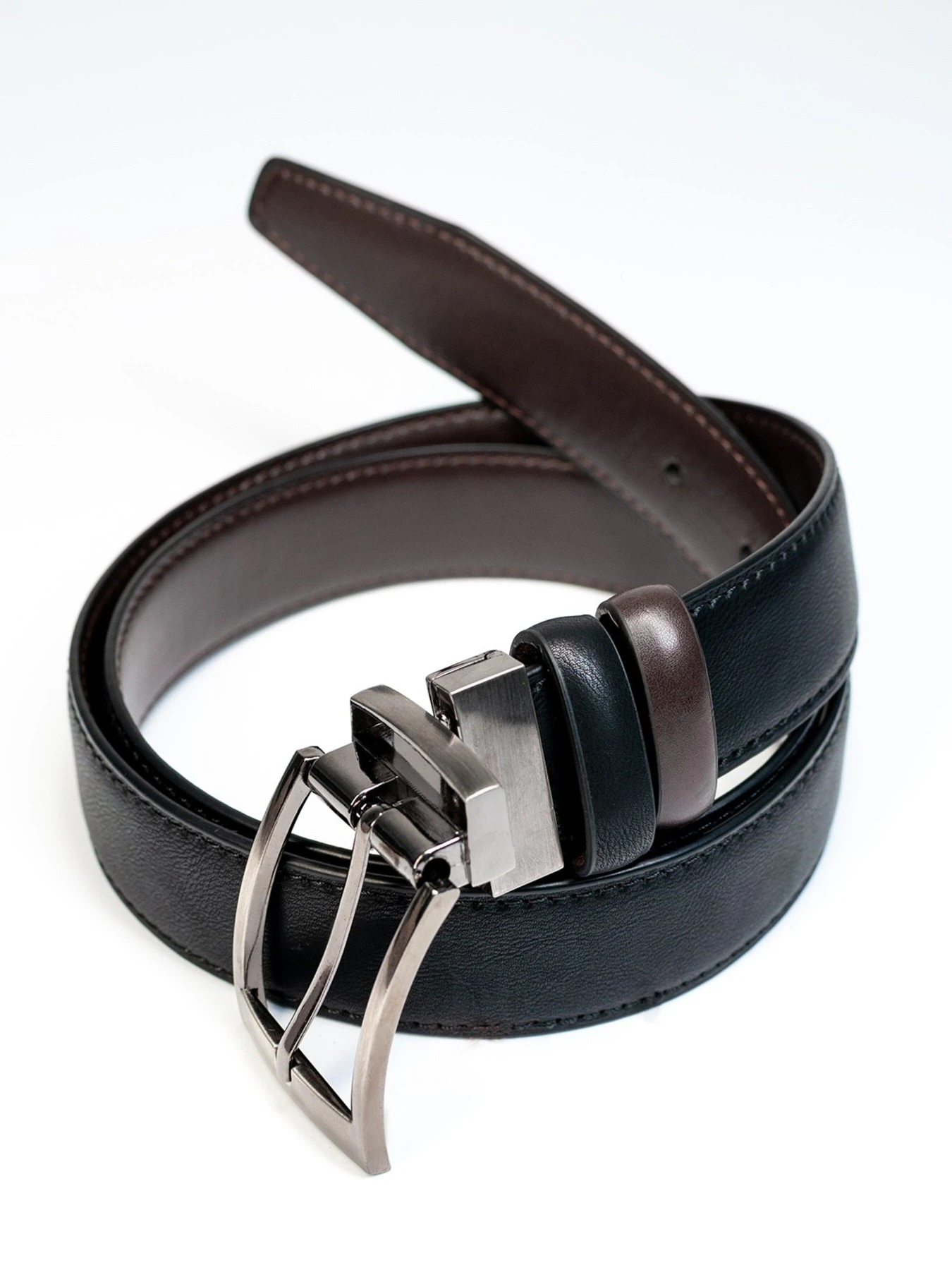 Ремни ISSA Plus модель R1-129_blackbrown Фото