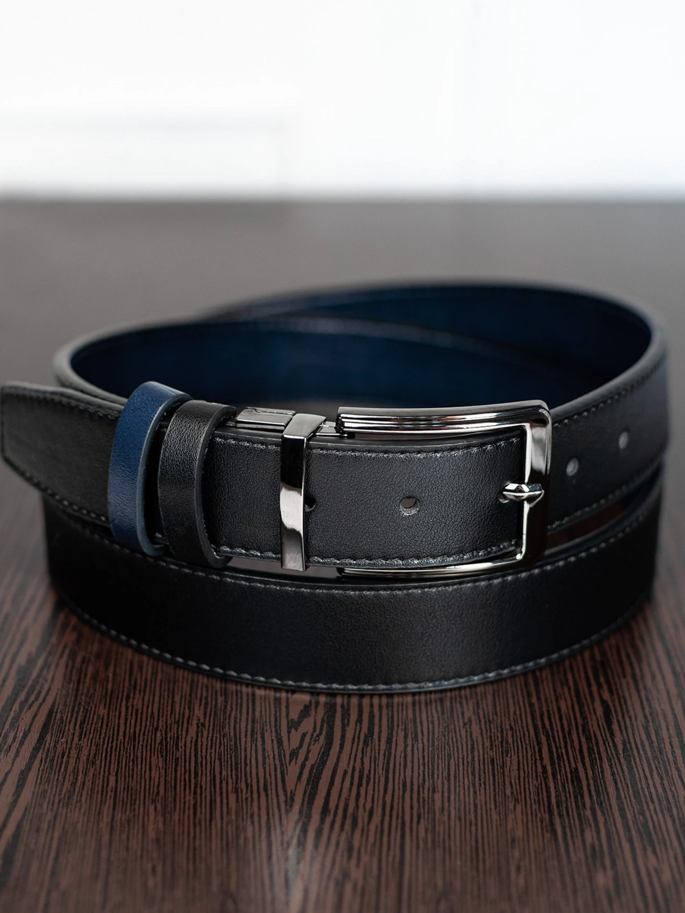 Ремені ISSA Plus модель R1-130_blackblue Фото