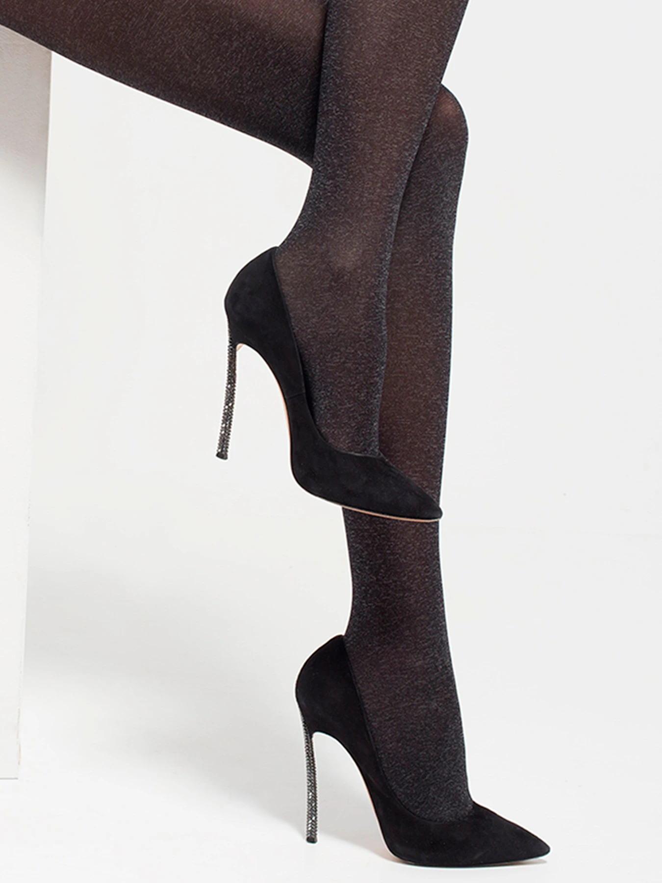 Колготи LEGS модель 410MELANGE60nero Фото