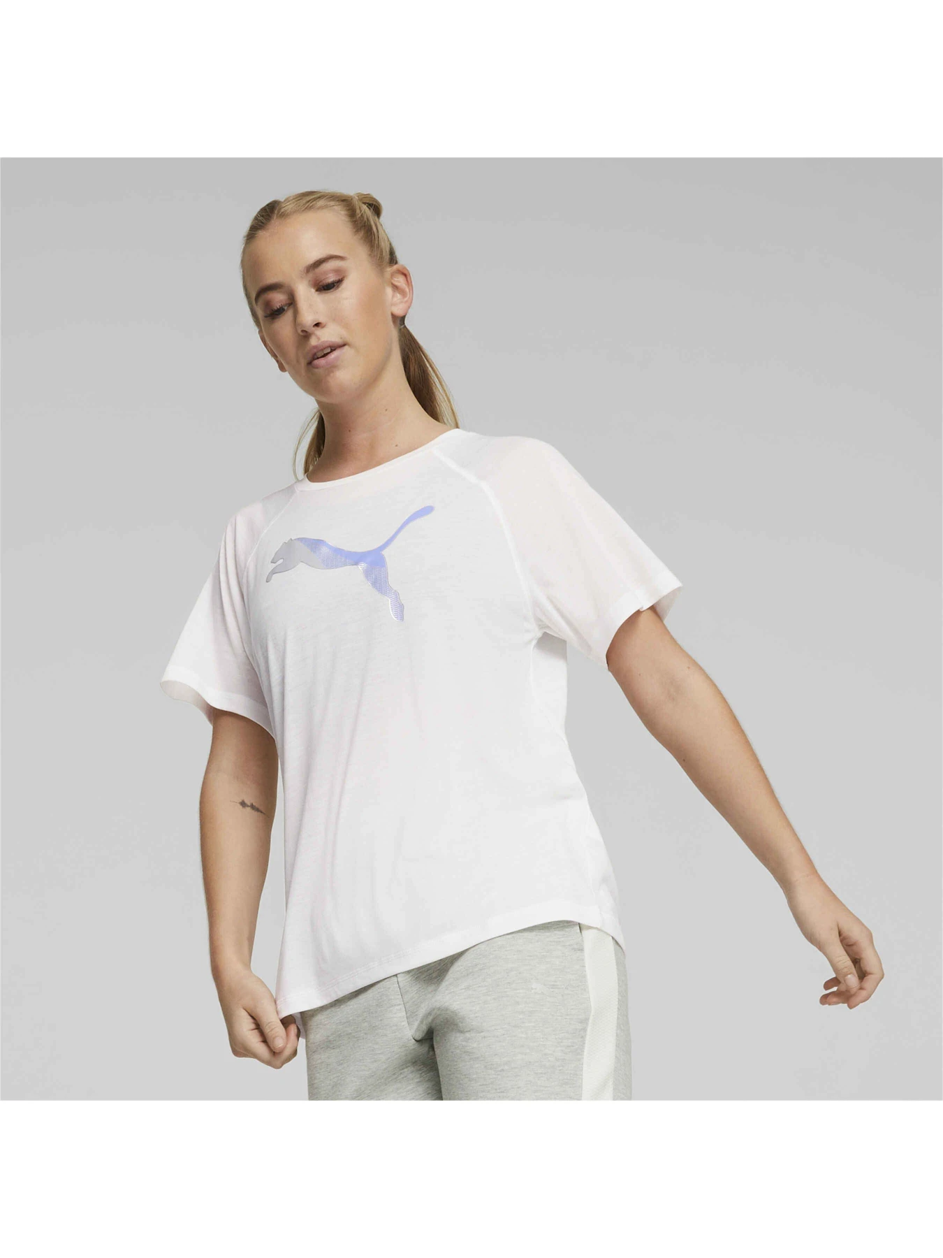 Футболки и поло PUMA Evostripe Tee модель 673066 Футболки и поло PUMA Evostripe Tee модель 673066 Фото