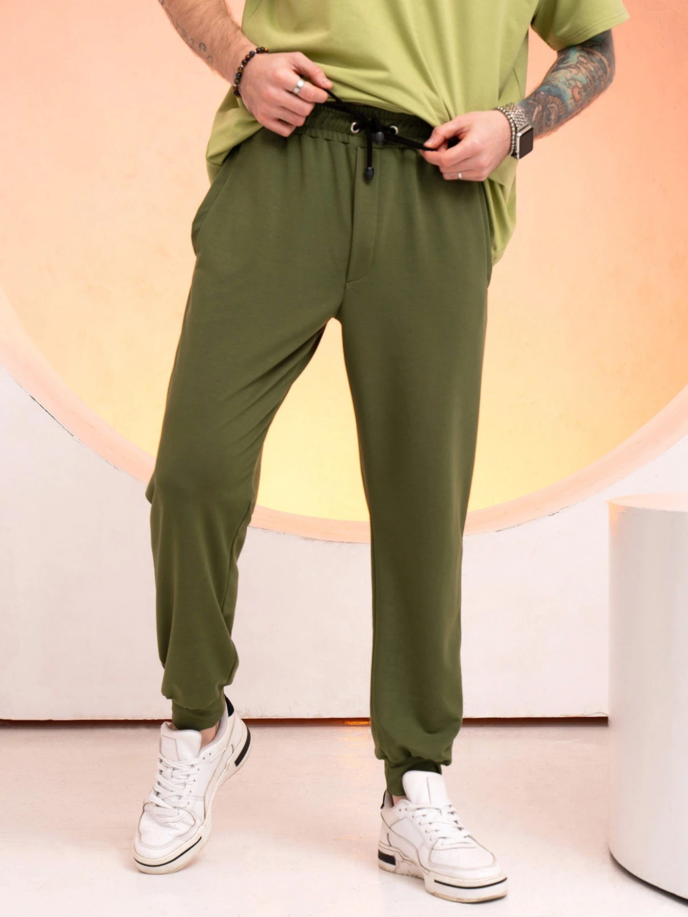 Штани ISSA Plus модель GN-406_khaki Штани ISSA Plus модель GN-406_khaki Фото