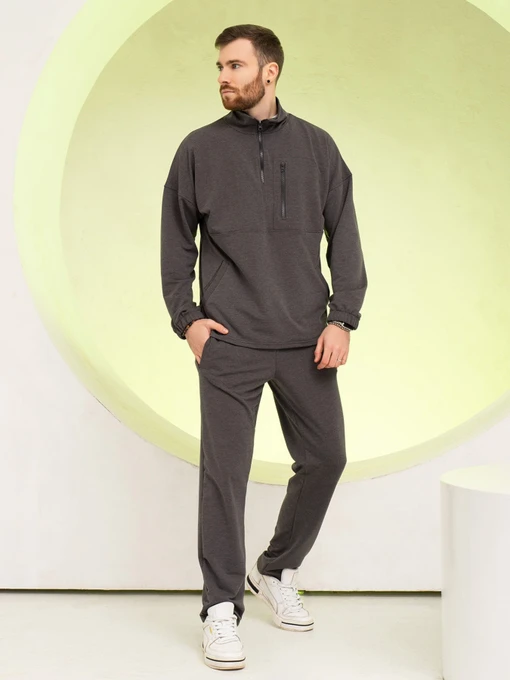Костюмы ISSA Plus модель GN-517_darkgray Фото