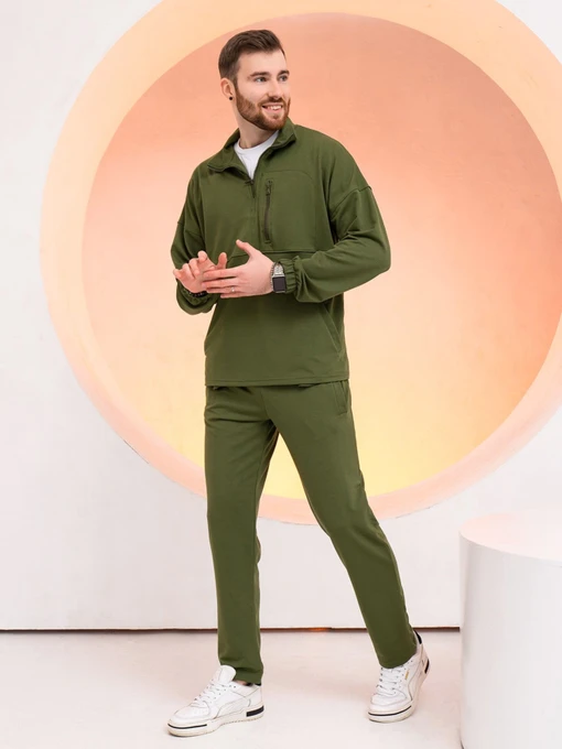 Костюми ISSA Plus модель GN-517_khaki Фото