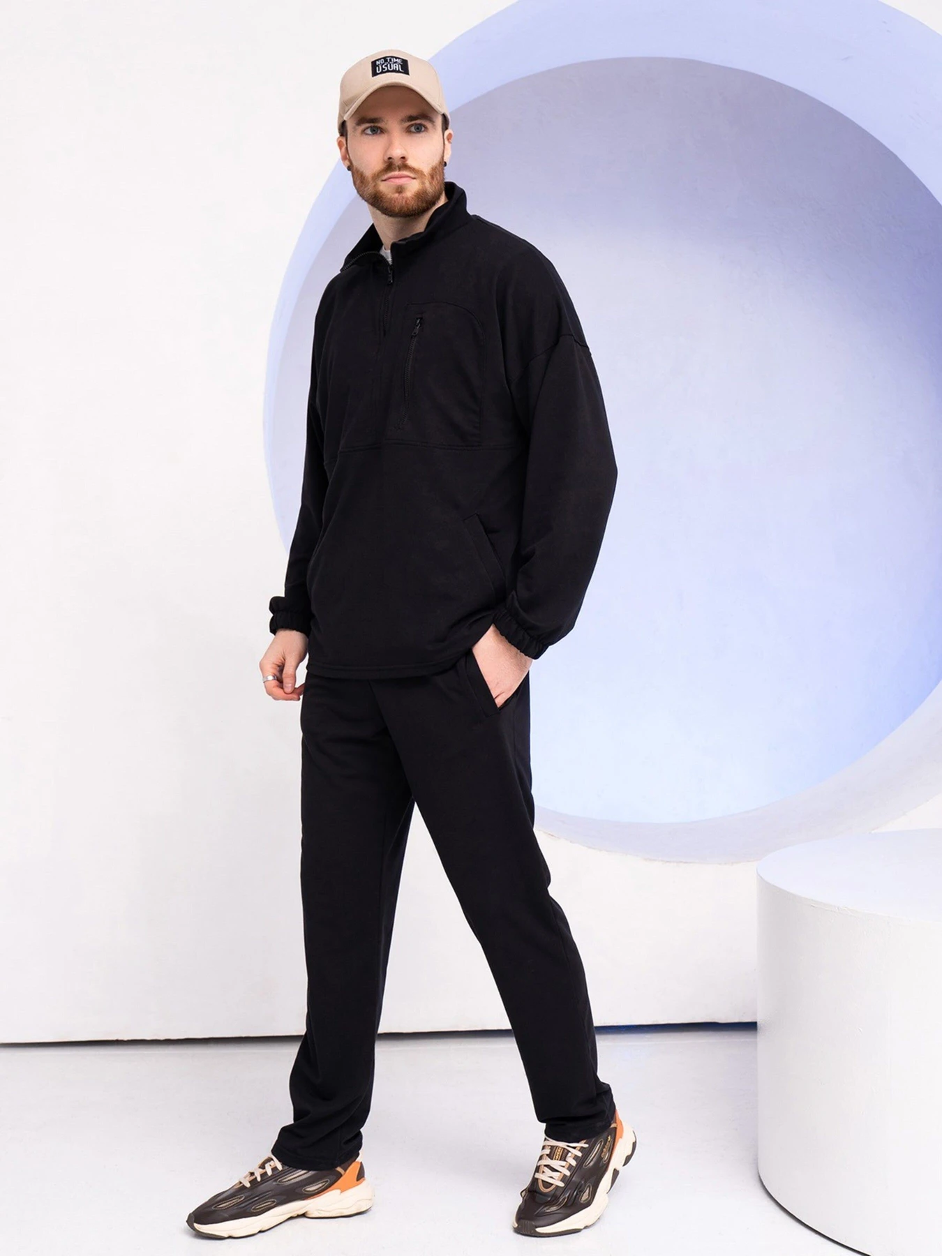 Костюмы ISSA Plus модель GN-517_black Костюмы ISSA Plus модель GN-517_black Фото