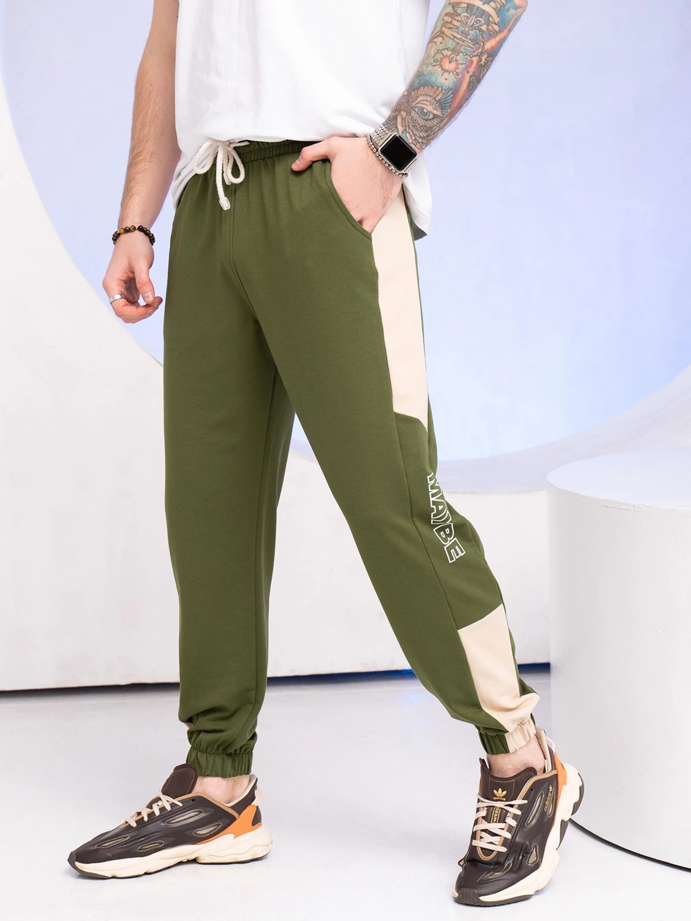 Штани ISSA Plus модель GN-524_khaki Штани ISSA Plus модель GN-524_khaki Фото