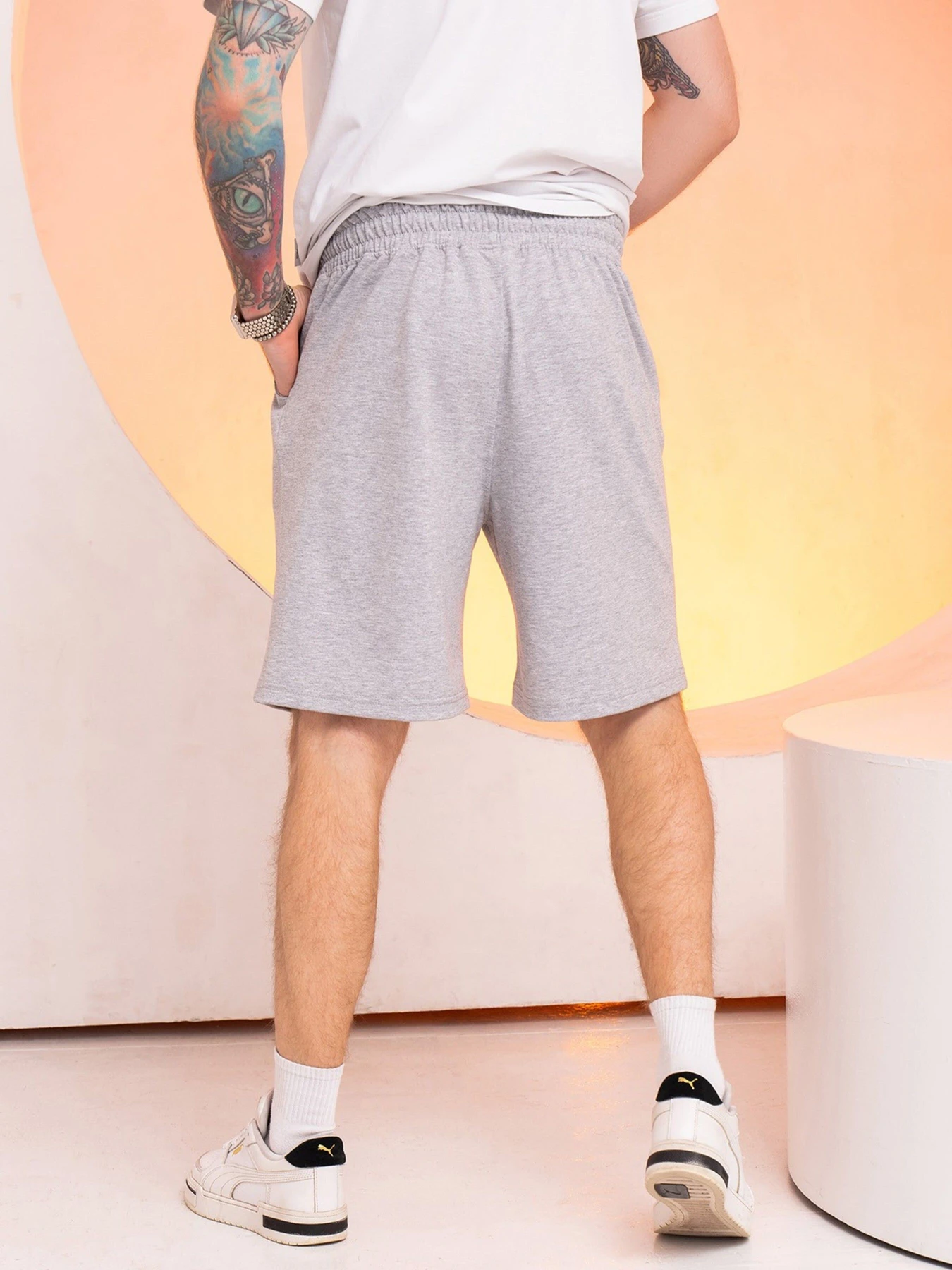 Шорти ISSA Plus модель GN-527_lightgray Фото