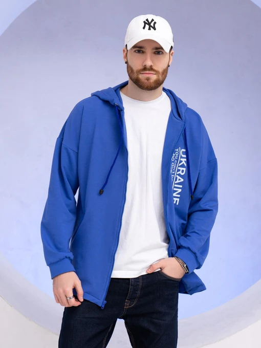 Худи и свитшоты ISSA Plus модель GN-528_blue Фото