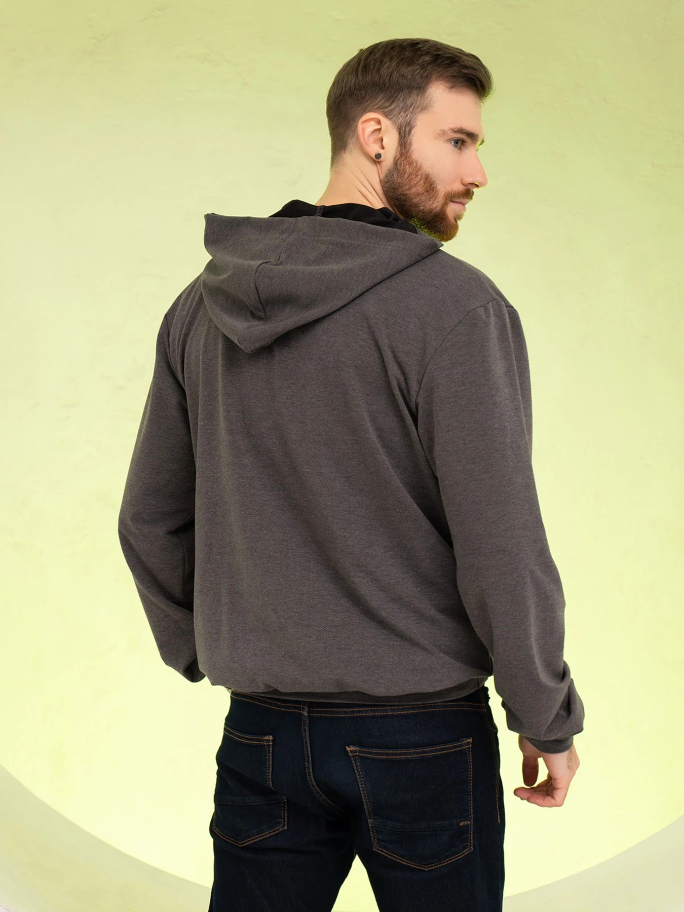 Худи и свитшоты ISSA Plus модель GN-529_darkgray Худи и свитшоты ISSA Plus модель GN-529_darkgray Фото