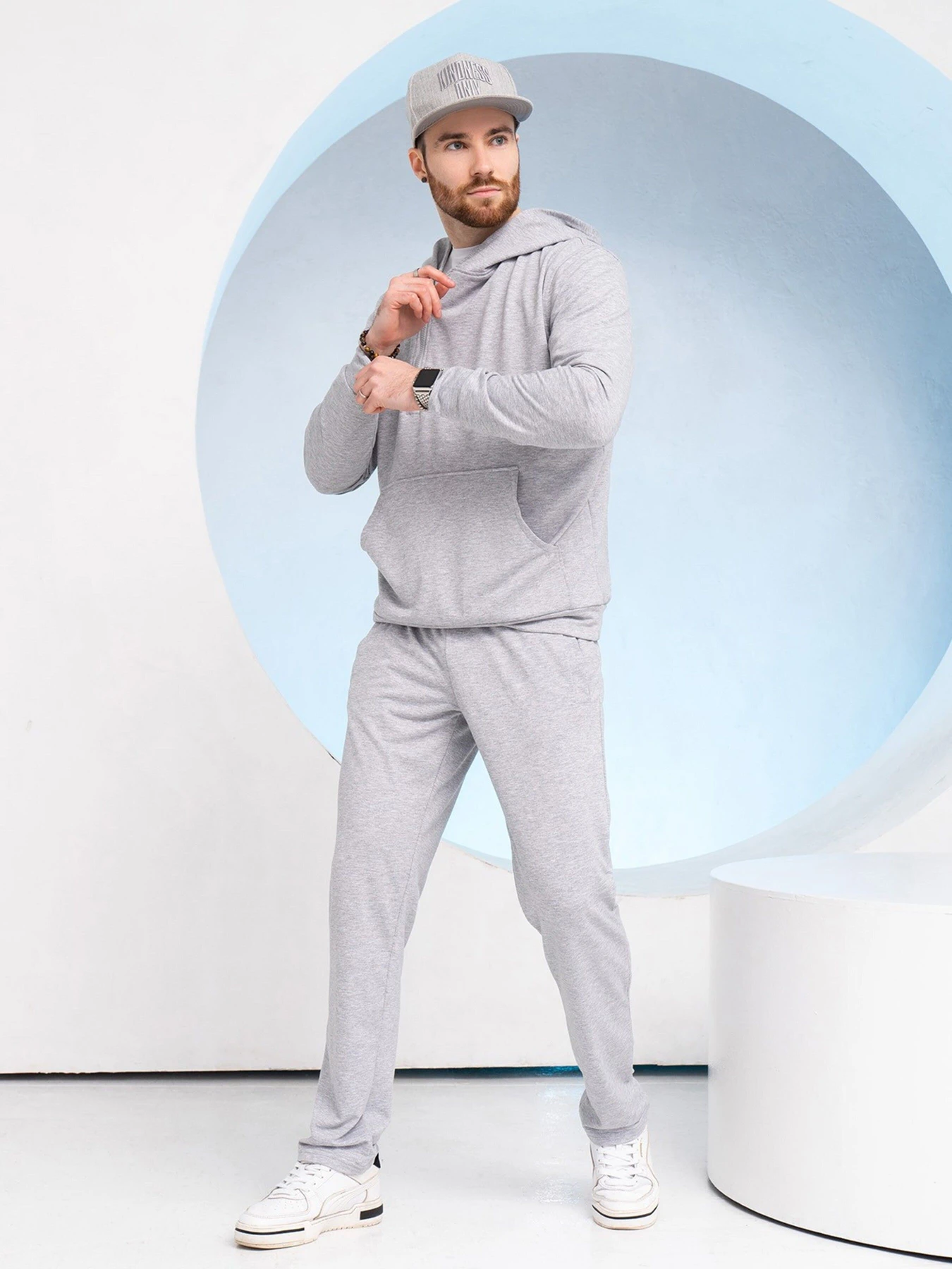 Костюмы ISSA Plus модель GN-530_lightgray Костюмы ISSA Plus модель GN-530_lightgray Фото