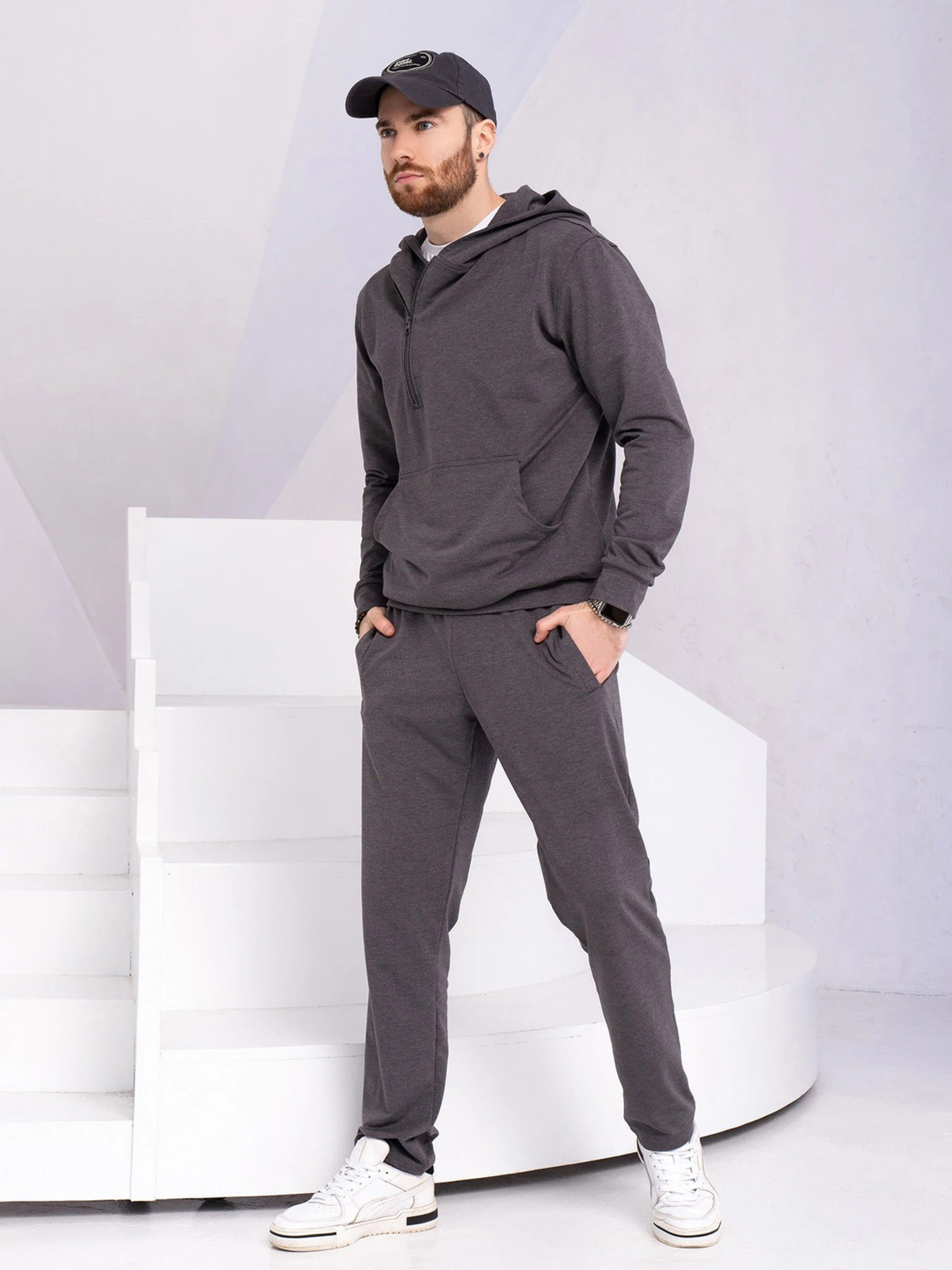 Костюмы ISSA Plus модель GN-530_darkgray Костюмы ISSA Plus модель GN-530_darkgray Фото