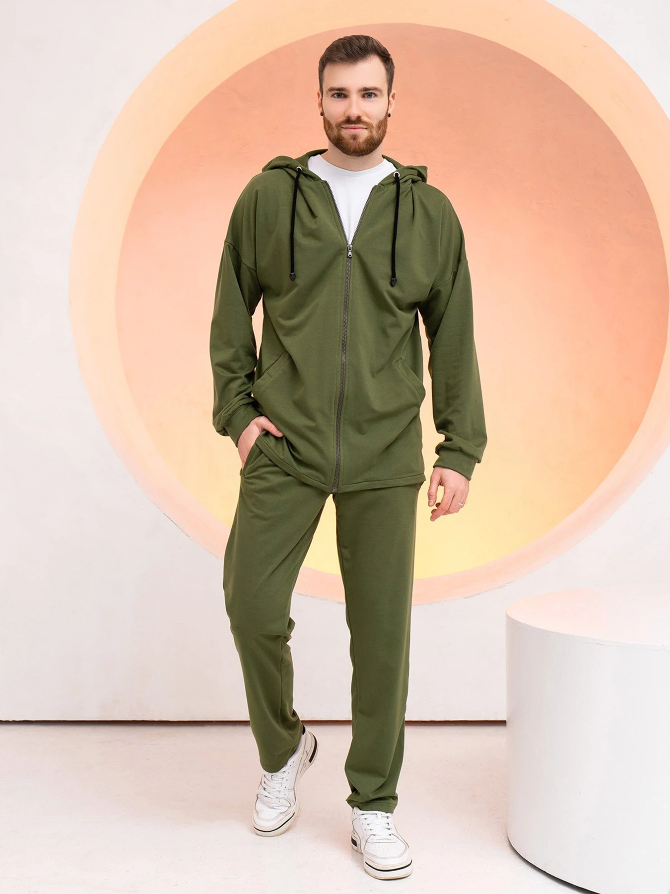 Костюмы ISSA Plus модель GN-531_khaki Костюмы ISSA Plus модель GN-531_khaki Фото