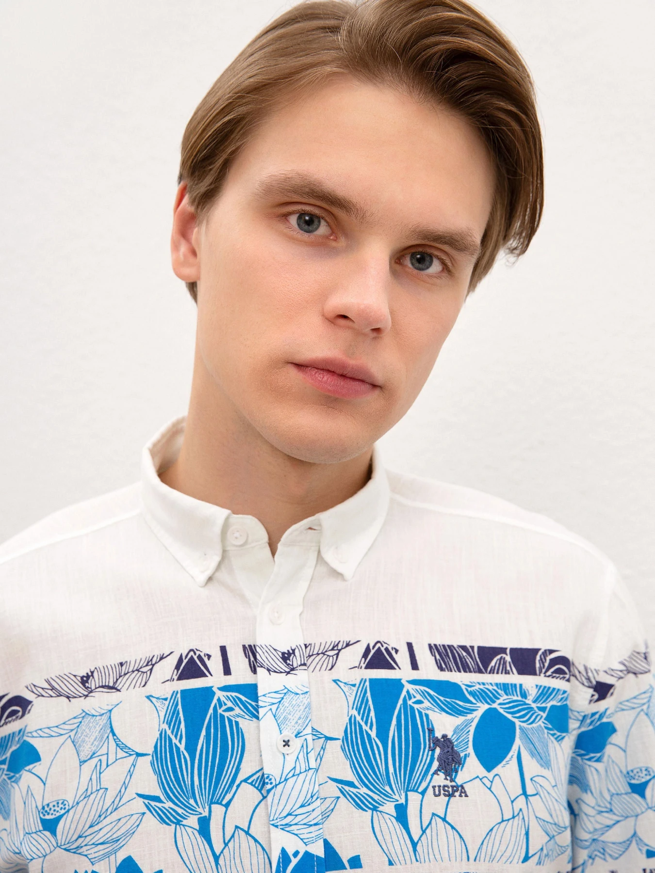 Рубашки US Polo модель G081SZ004.000.978230.VR077 Фото