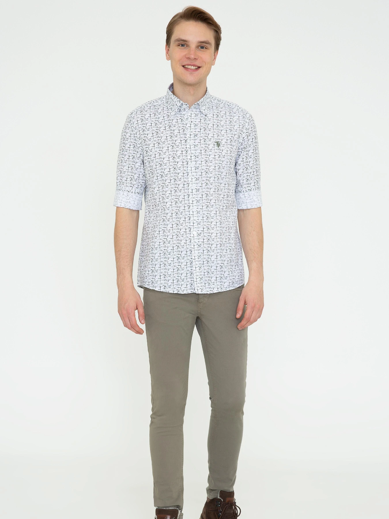 Рубашки US Polo модель G081SZ004.000.1378608.VR027 Фото