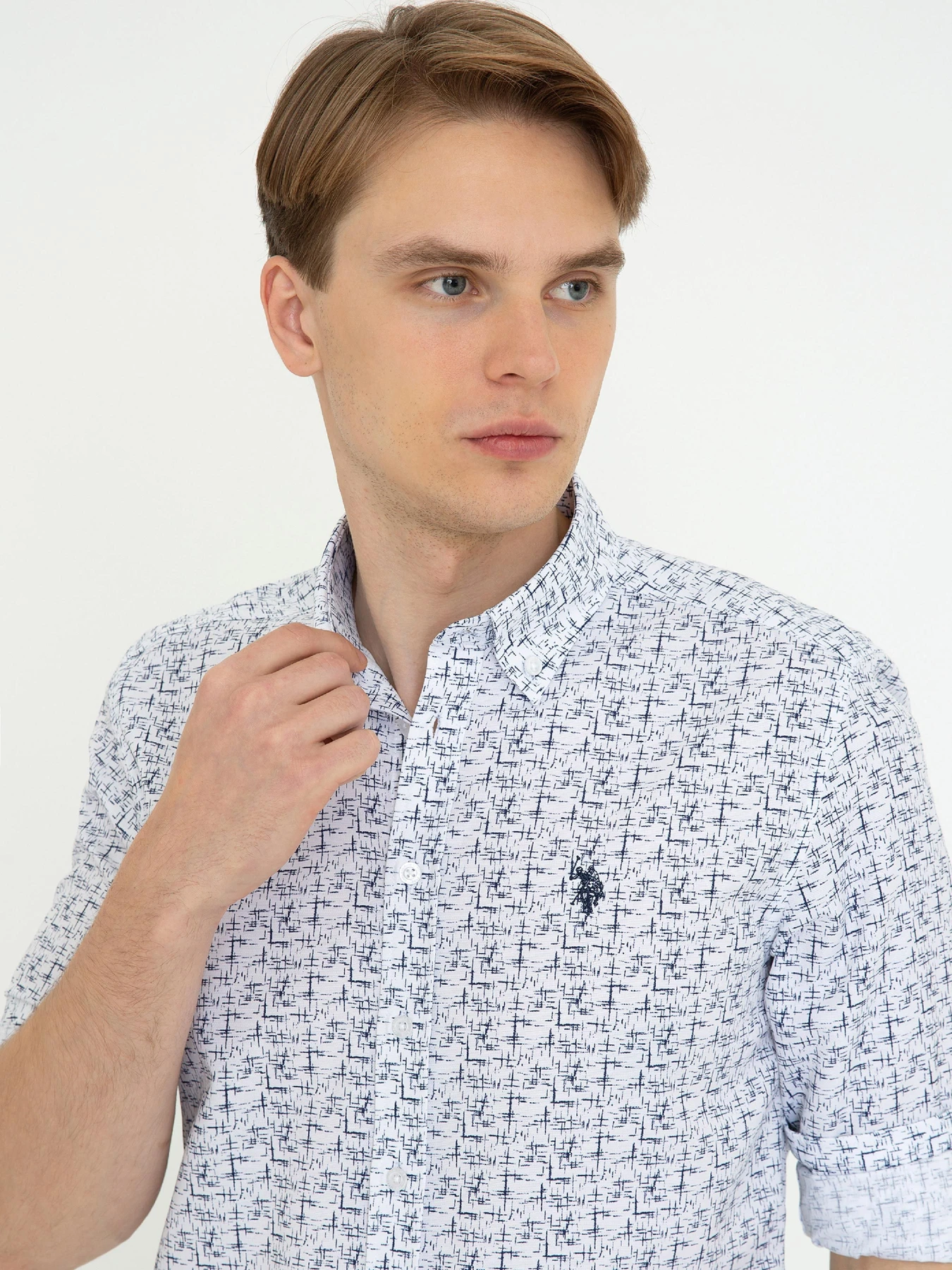 Рубашки US Polo модель G081SZ004.000.1378608.VR033 Фото