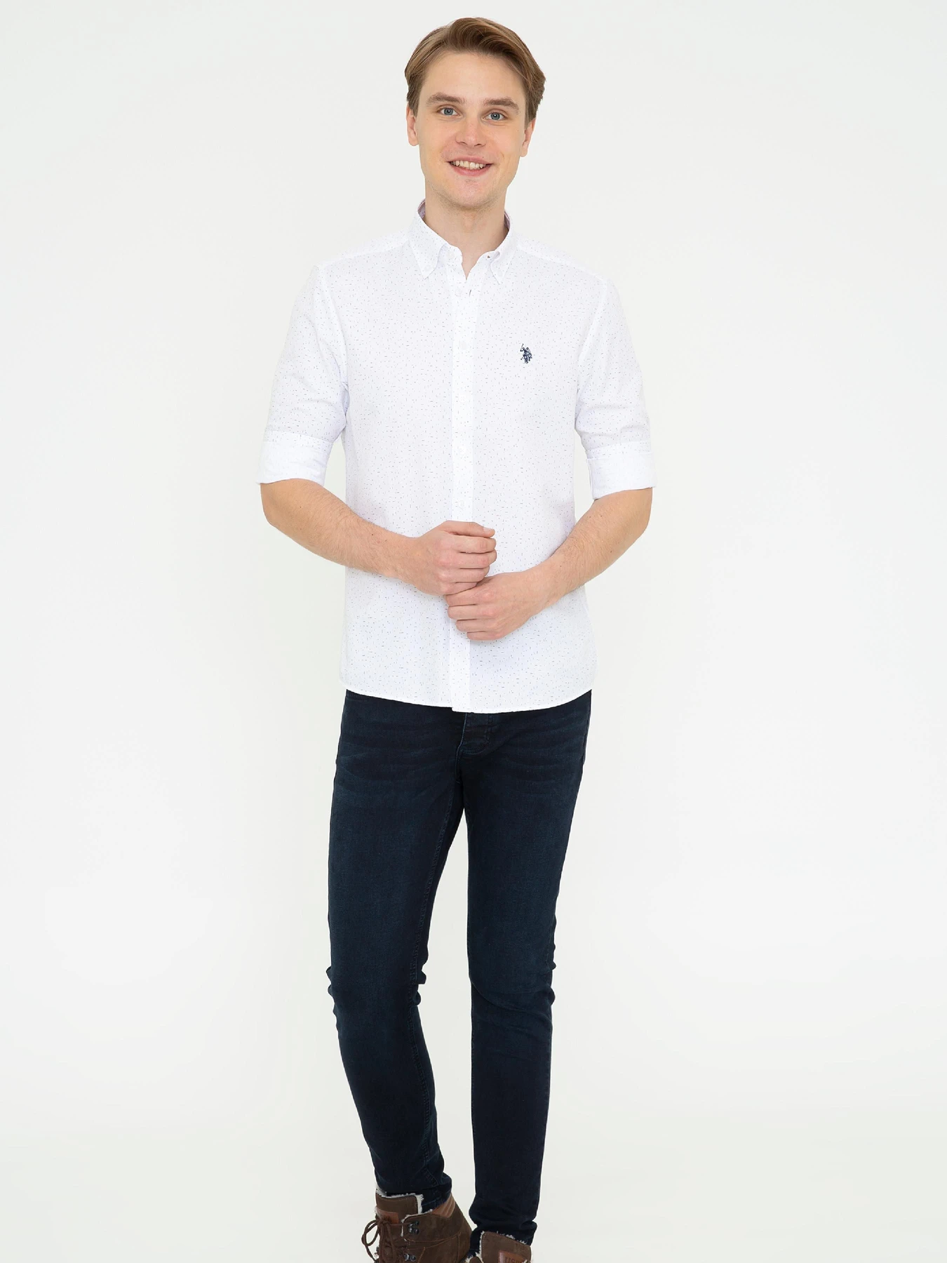Рубашки US Polo модель G081SZ004.000.1378616.VR014 Фото