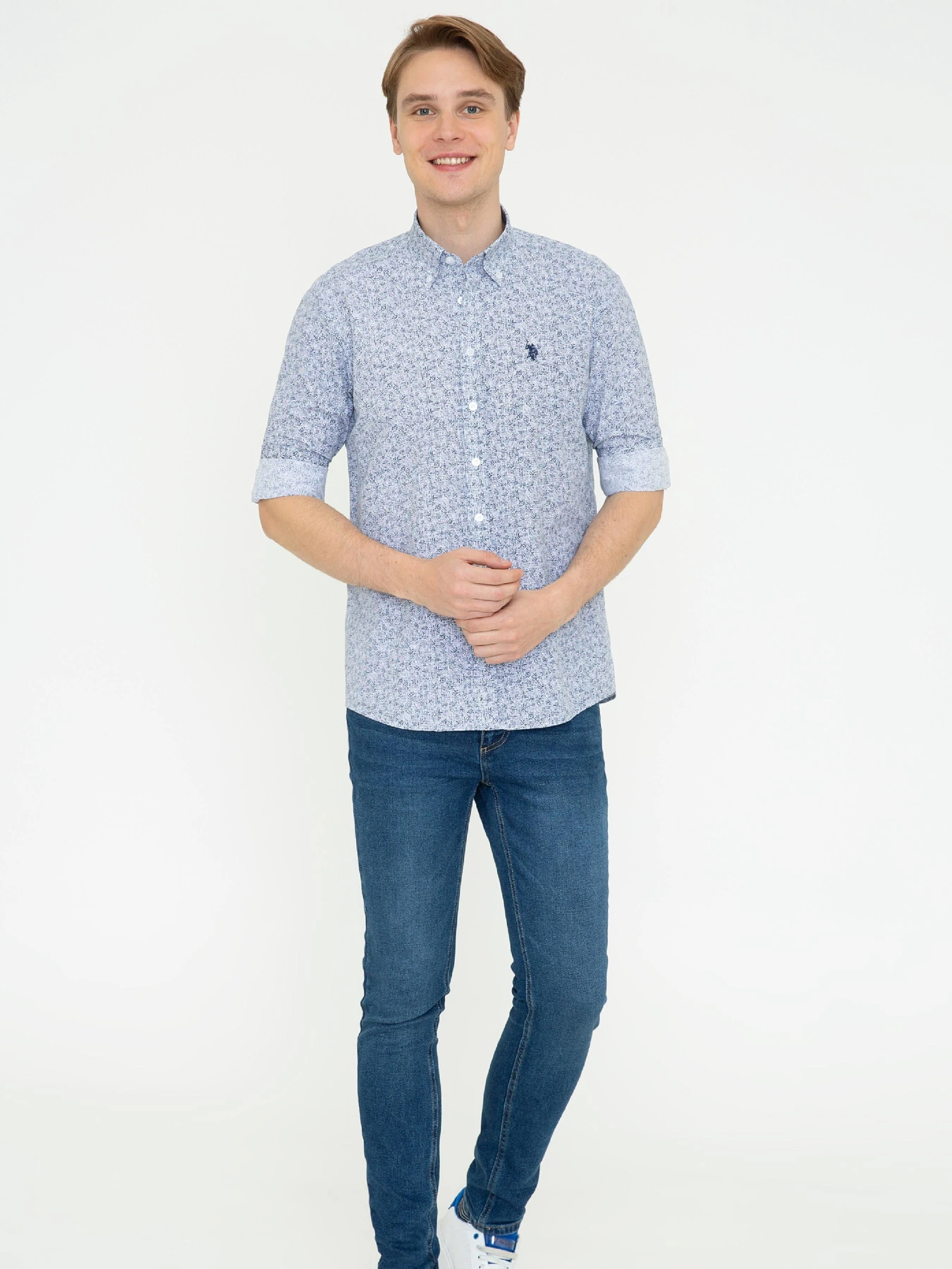 Рубашки US Polo модель G081SZ004.000.1378622.VR033 Фото