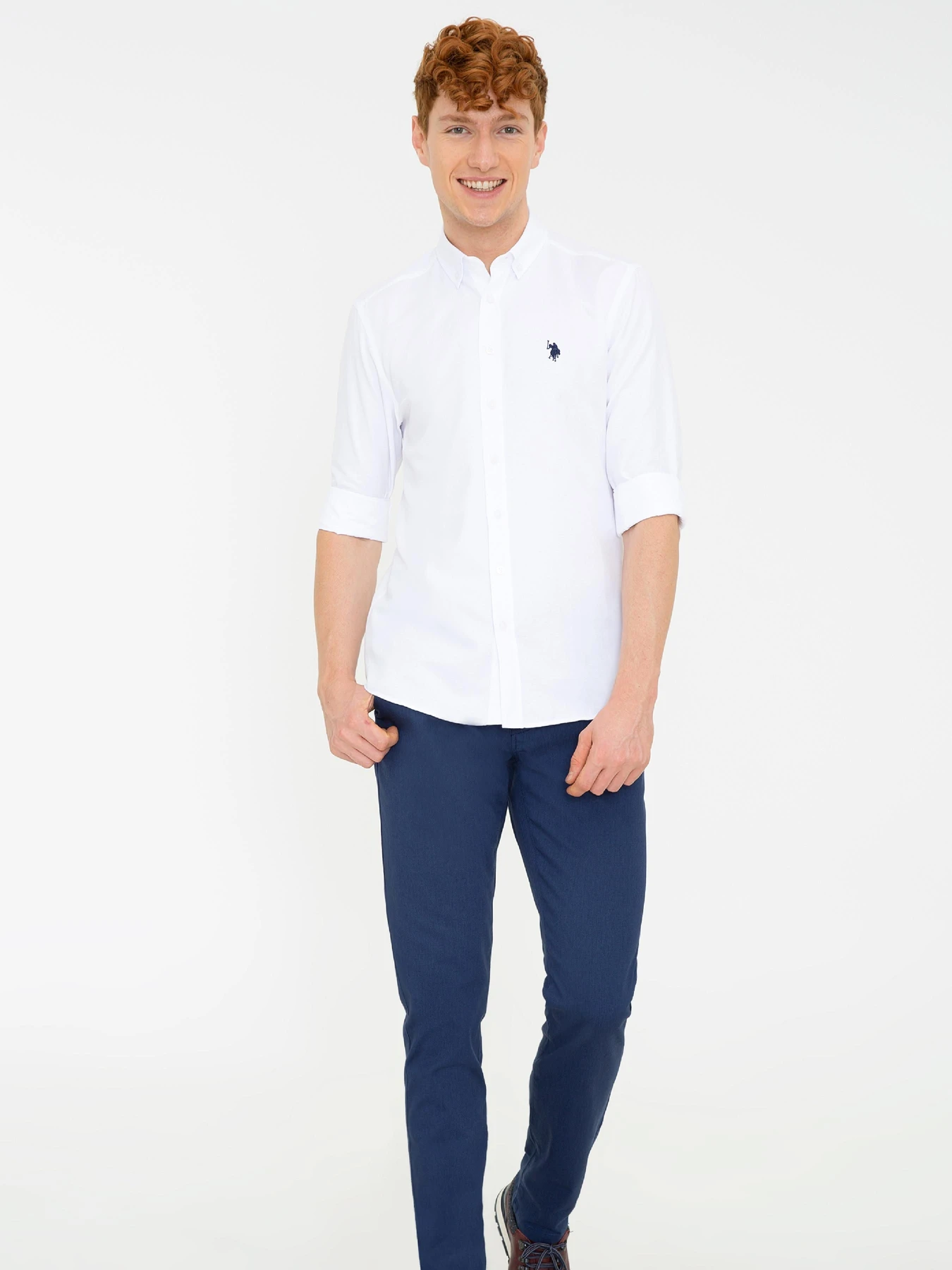 Рубашки US Polo модель G081SZ004.000.1379185.VR013 Фото