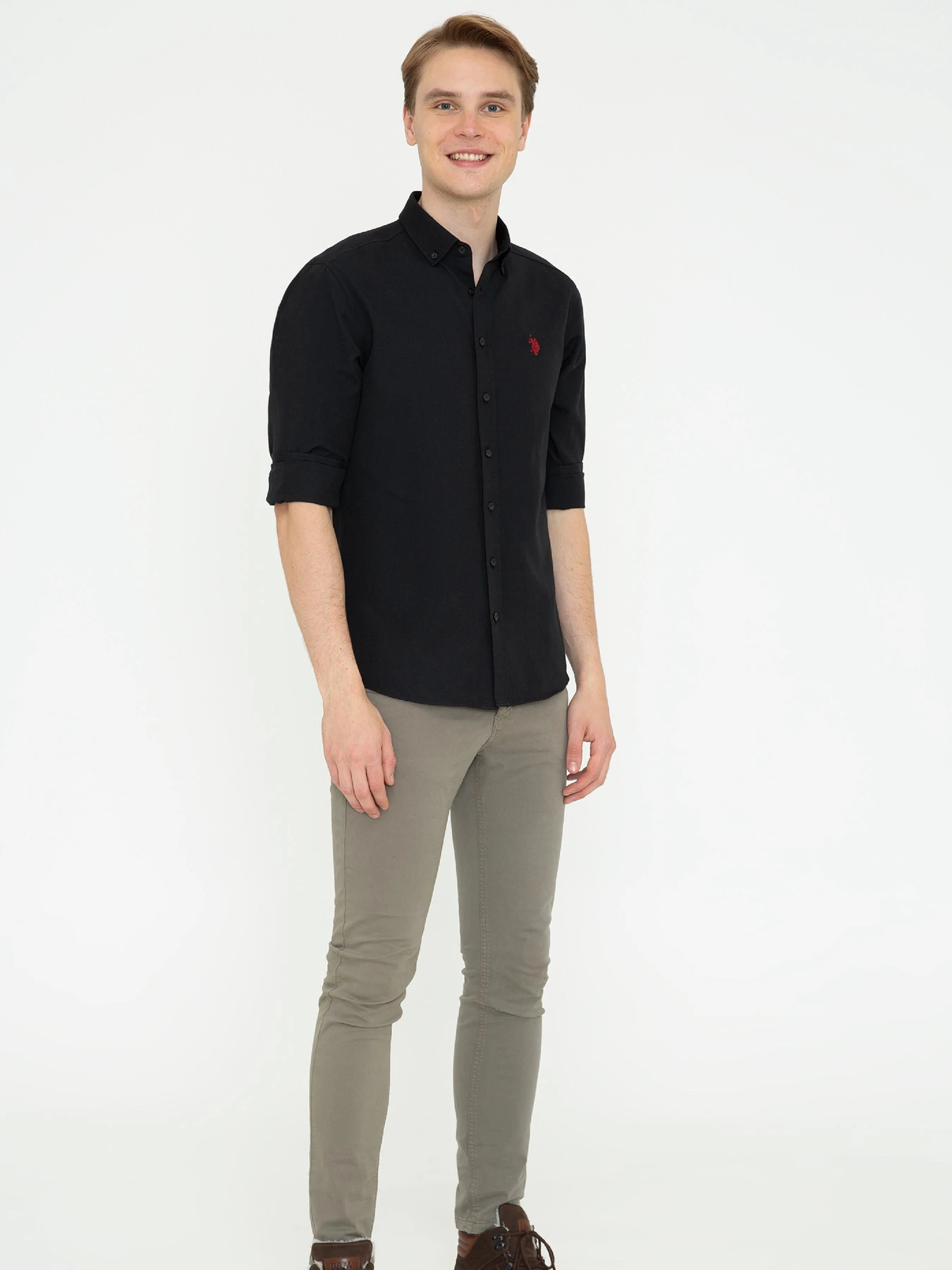 Рубашки US Polo модель G081SZ004.000.1379185.VR046 Фото