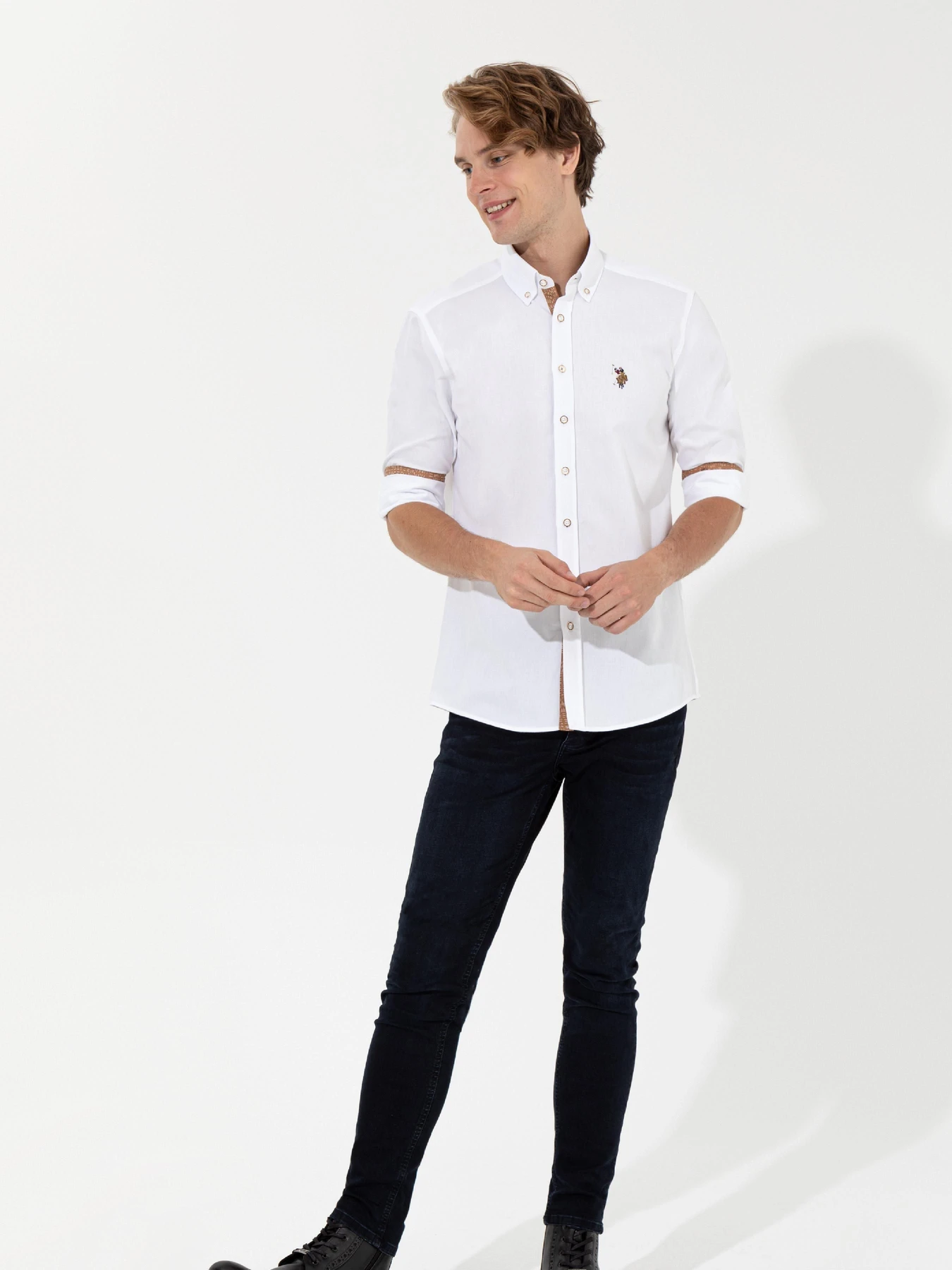 Рубашки US Polo модель G081SZ004.000.1457144.VR013 Фото