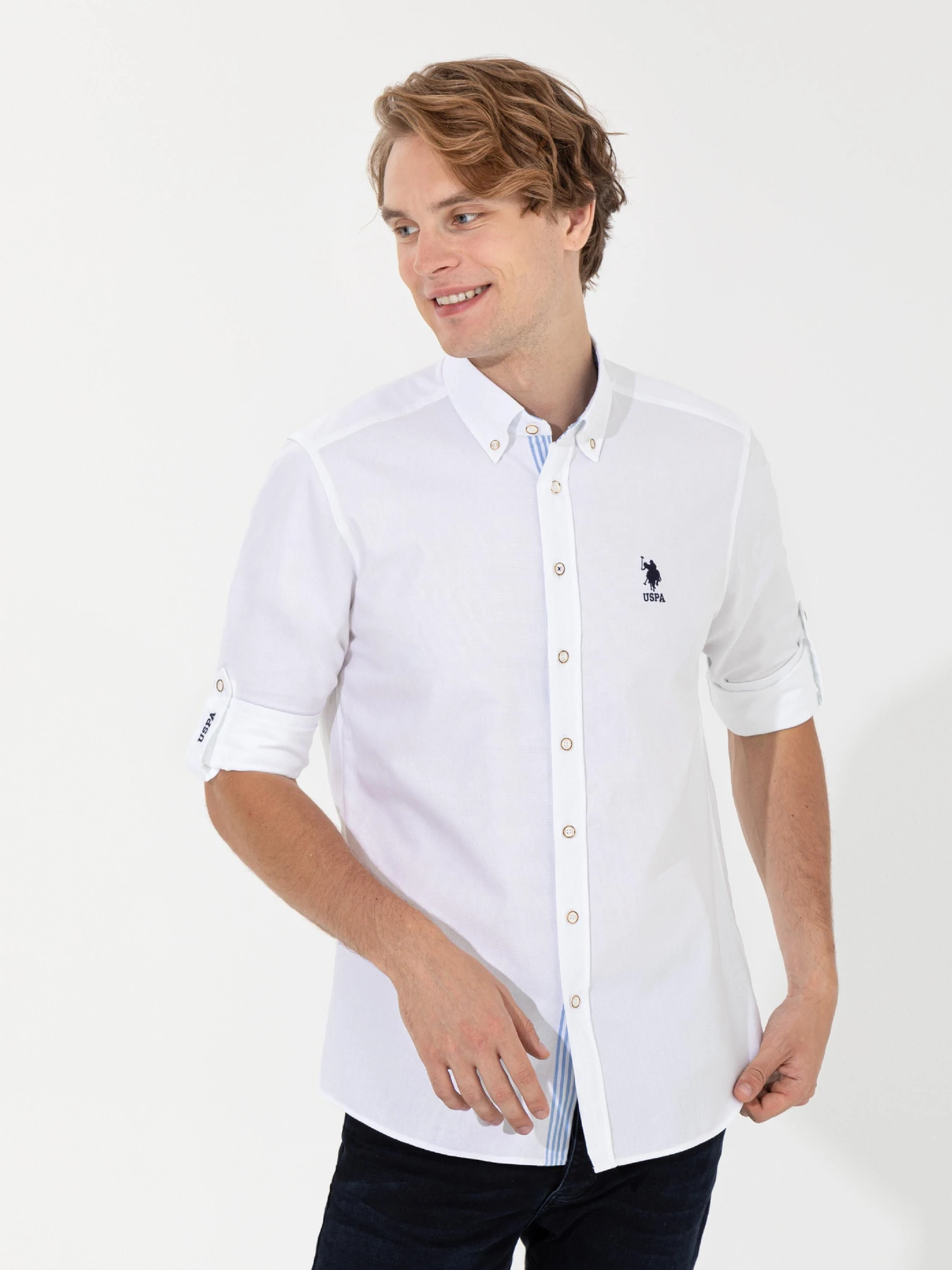 Рубашки US Polo модель G081SZ004.000.1459939.VR013 Фото