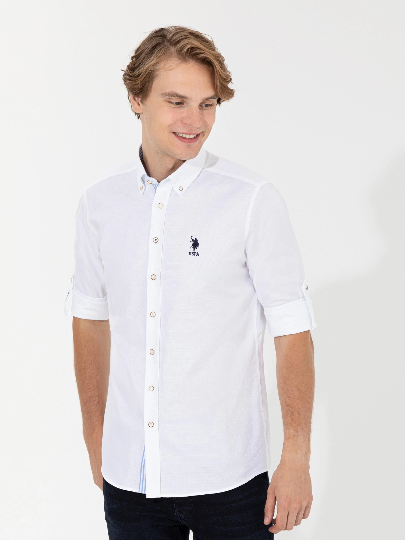 Рубашки US Polo модель G081SZ004.000.1459939.VR013 Фото