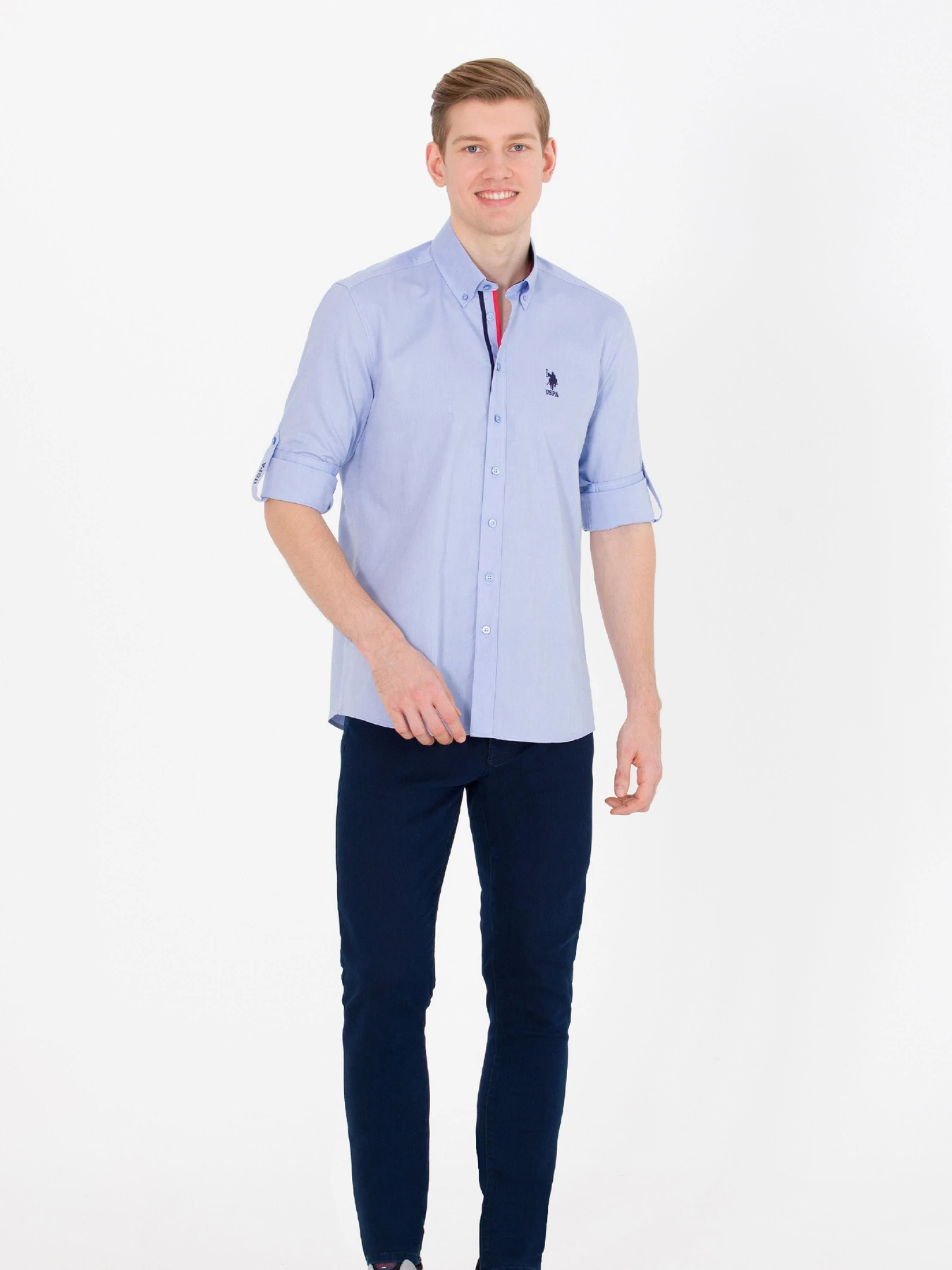 Рубашки US Polo модель G081SZ004.000.1573451.VR036 Фото