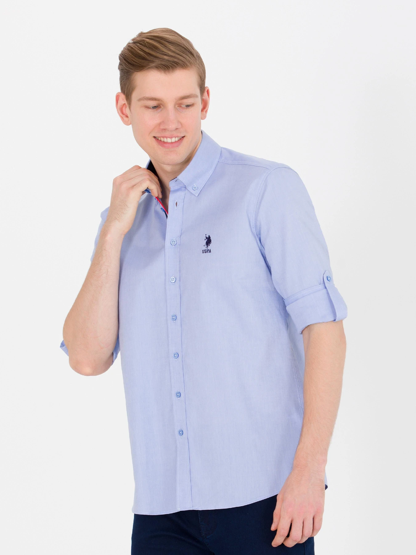 Рубашки US Polo модель G081SZ004.000.1573451.VR036 Фото