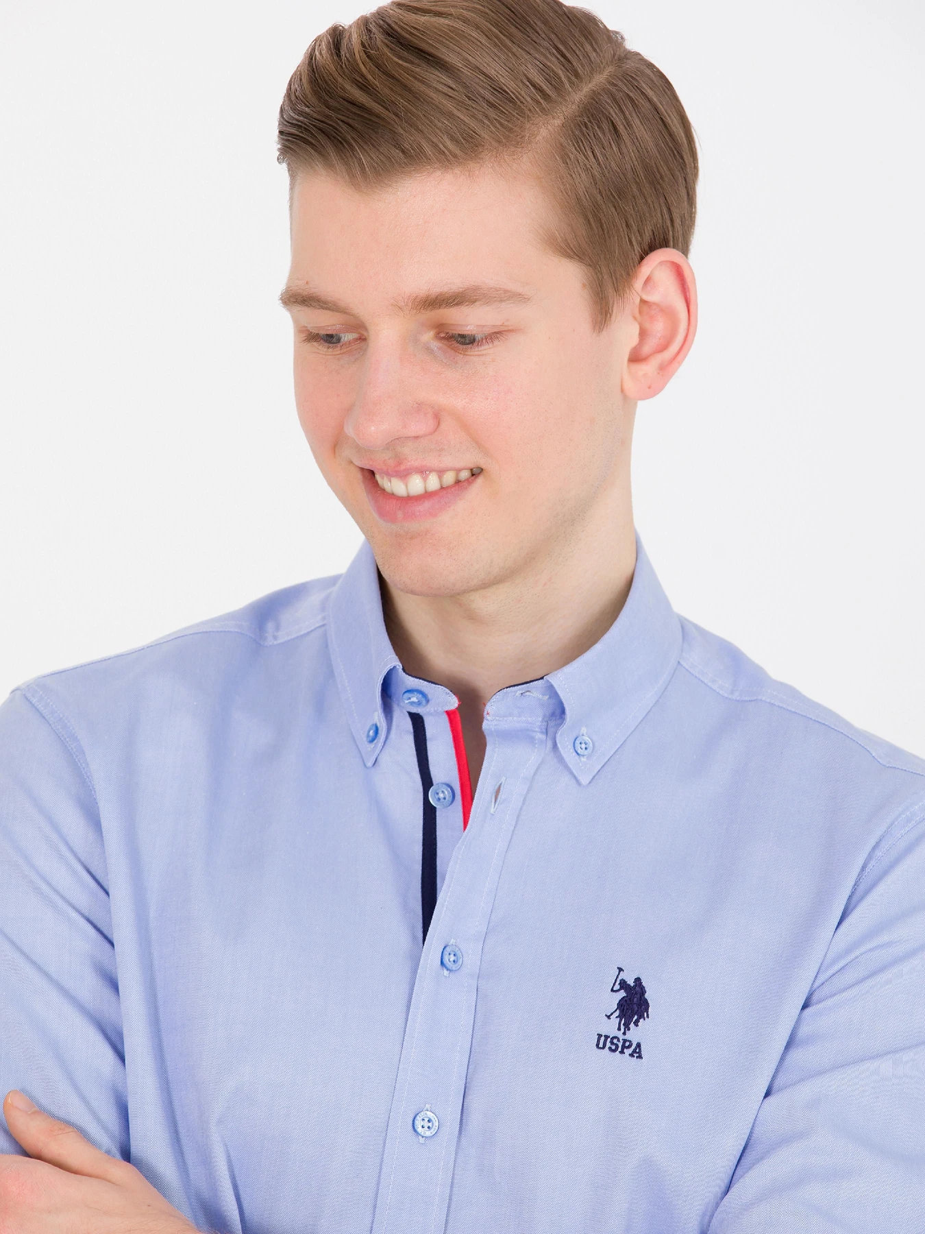 Рубашки US Polo модель G081SZ004.000.1573451.VR036 Фото