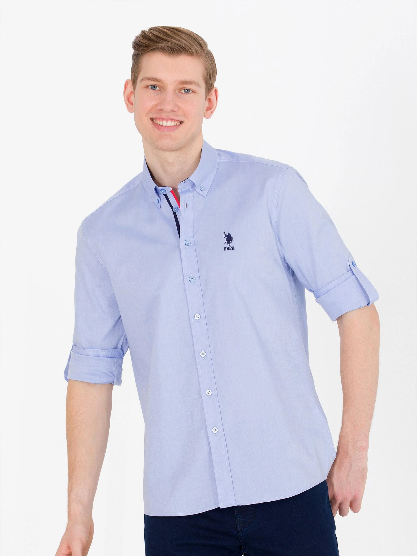 Рубашки US Polo модель G081SZ004.000.1573451.VR036 Фото