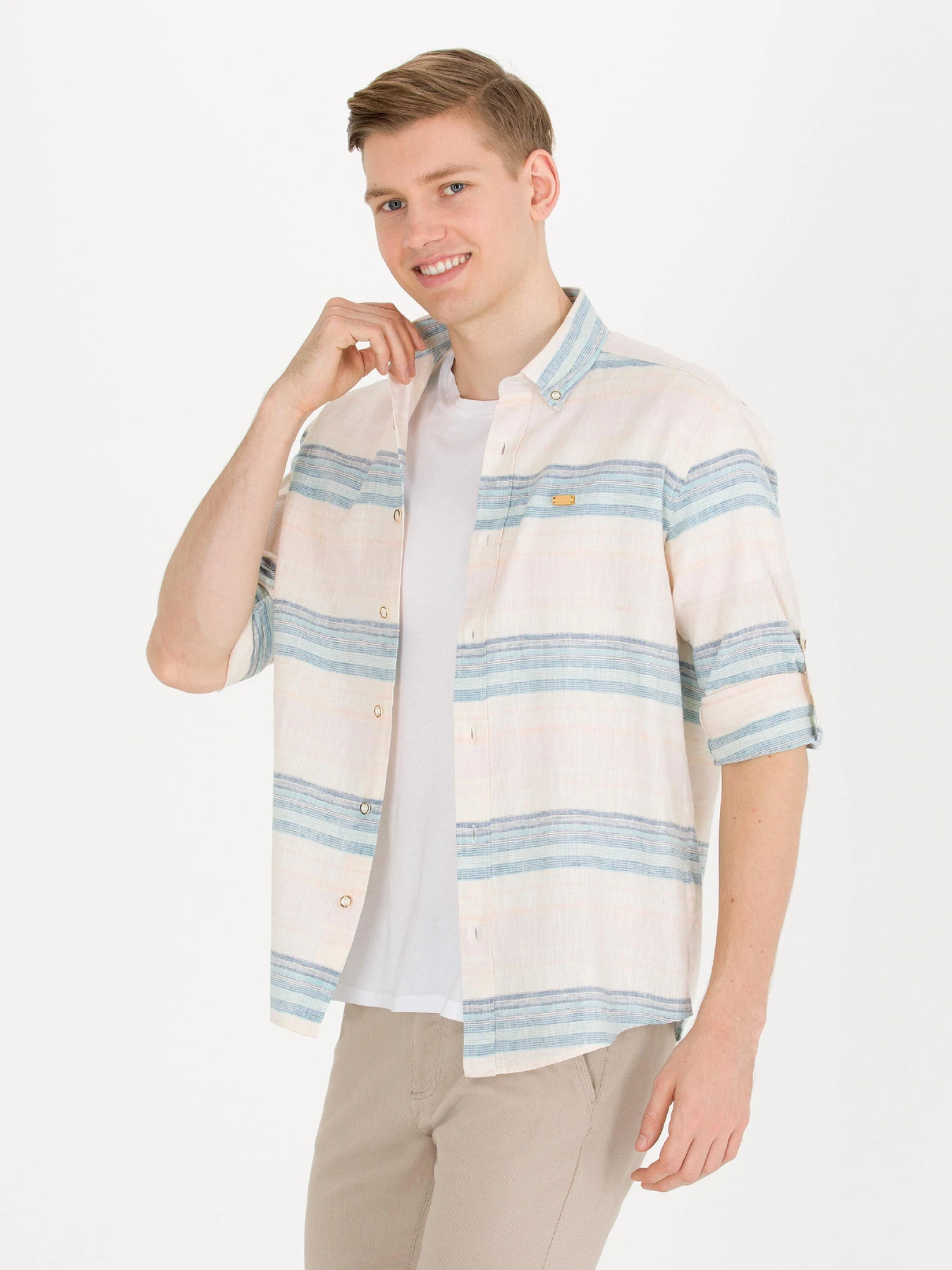 Рубашки US Polo модель G081SZ004.000.1579897.VR036 Фото