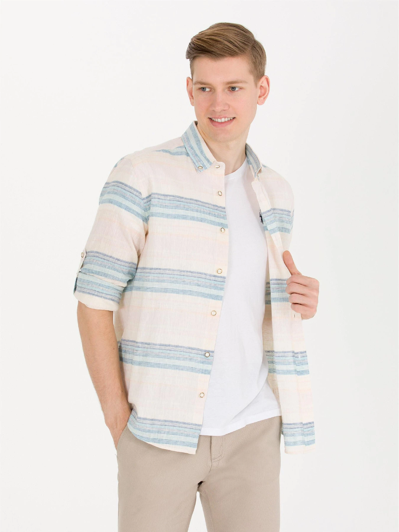 Рубашки US Polo модель G081SZ004.000.1579897.VR036 Фото