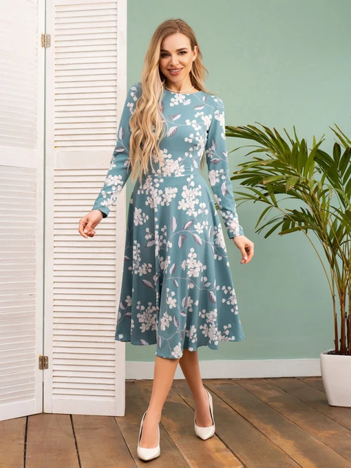 Сукні ISSA Plus модель 13477_turquoise Фото