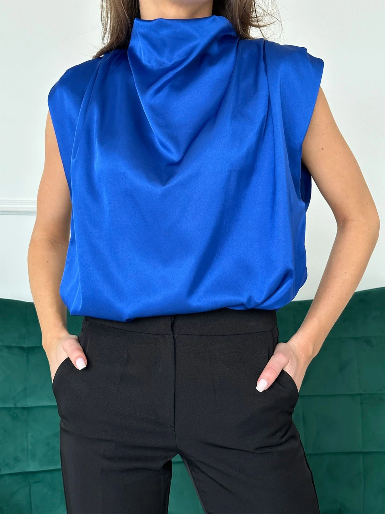 Сорочки ISSA Plus модель 13715_blue Сорочки ISSA Plus модель 13715_blue Фото