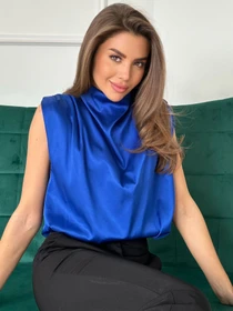 Сорочки ISSA Plus модель 13715_blue Фото