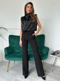 Сорочки ISSA Plus модель 13715_black Фото