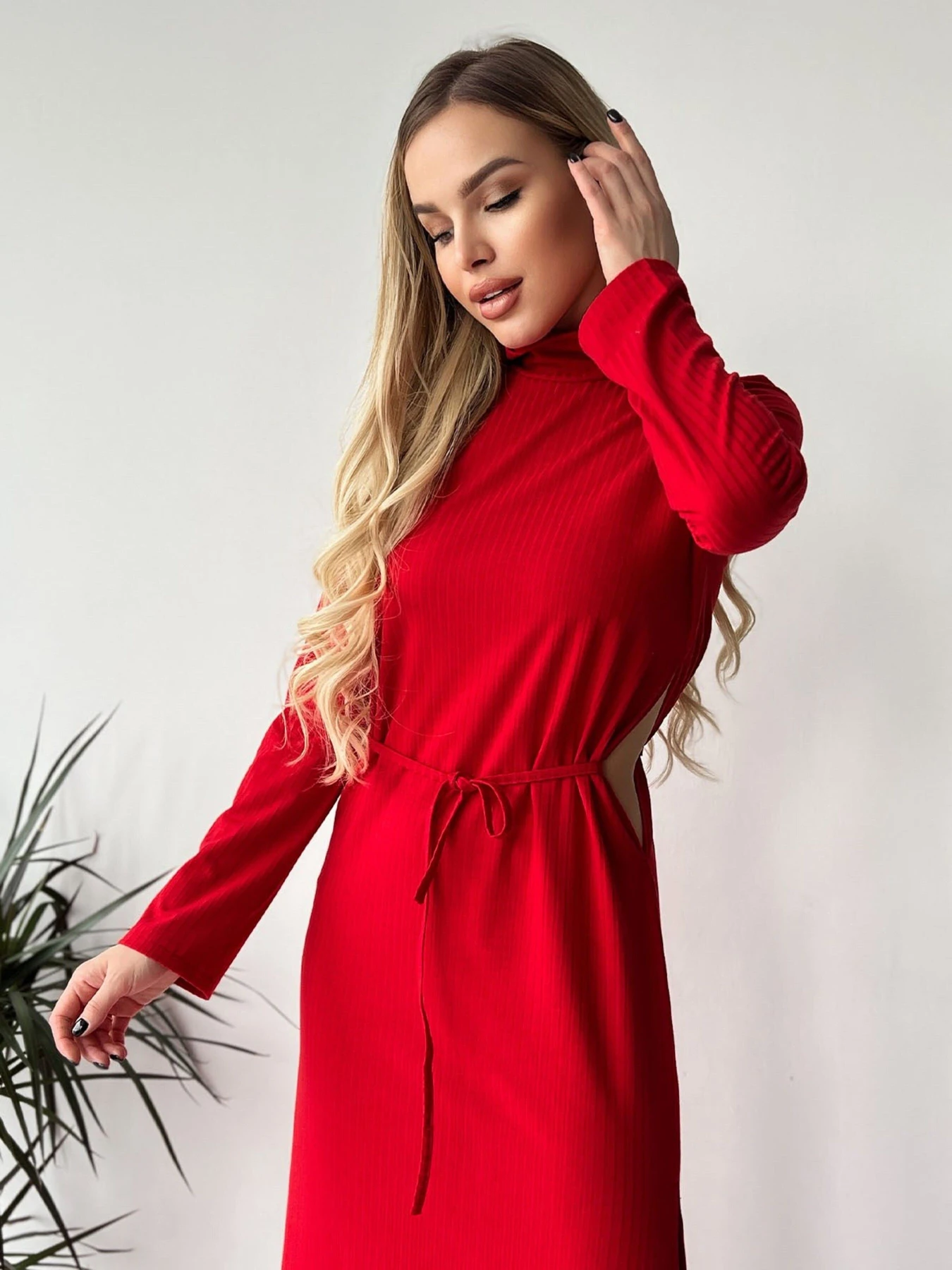 Платья ISSA Plus модель 13716_red Фото