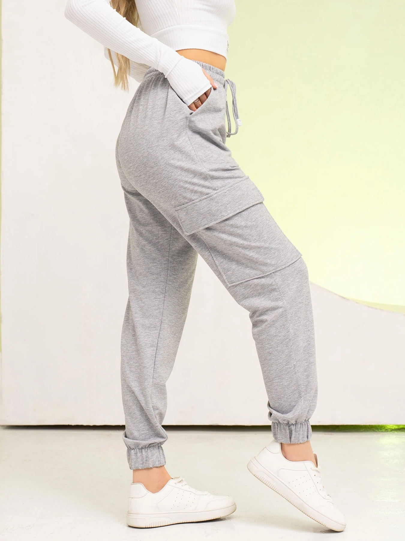 Штани ISSA Plus модель 13718_grey Штани ISSA Plus модель 13718_grey Фото