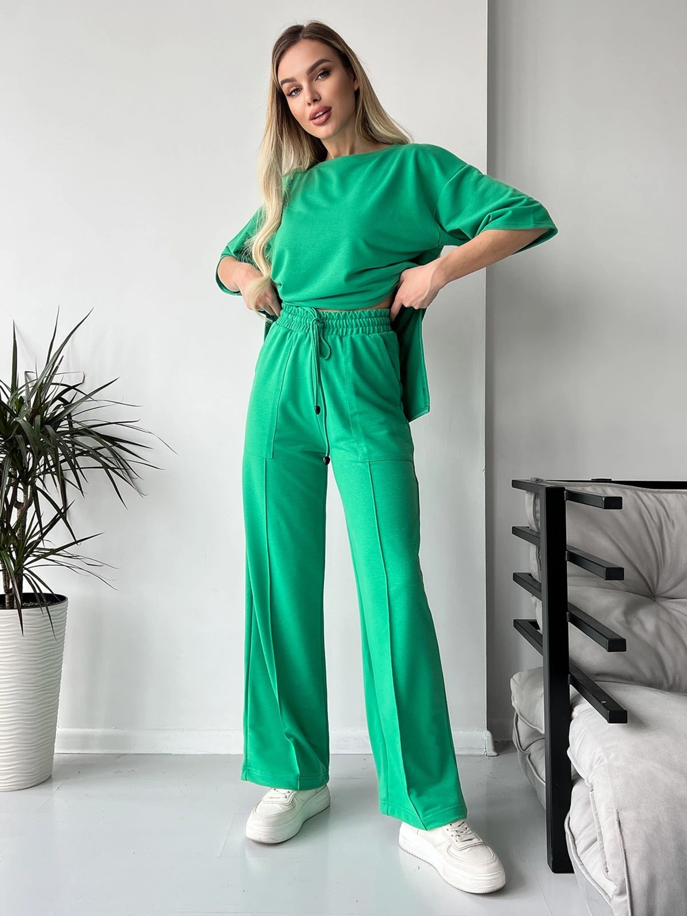 Костюмы ISSA Plus модель 13719_green Костюмы ISSA Plus модель 13719_green Фото