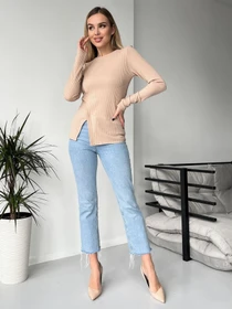 Светри та кардигани ISSA Plus модель 13722_beige Фото