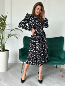 Платья ISSA Plus модель 13723_black Фото