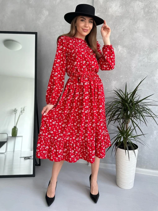 Сукні ISSA Plus модель 13724_red Фото
