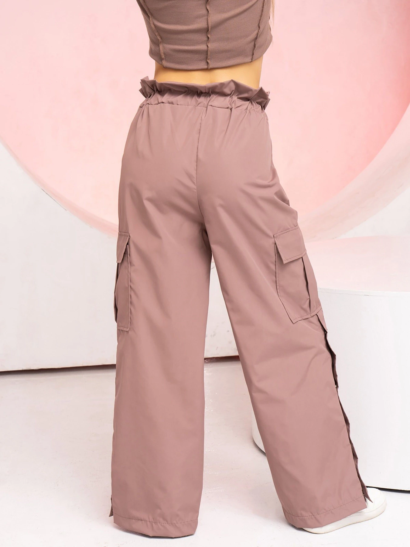 Брюки ISSA Plus модель 13726_beige Брюки ISSA Plus модель 13726_beige Фото
