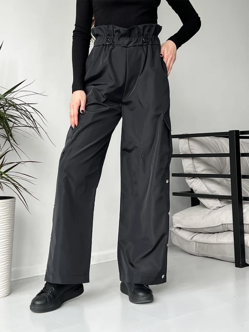 Штани ISSA Plus модель 13726_black Фото