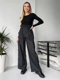Брюки ISSA Plus модель 13726_black Фото