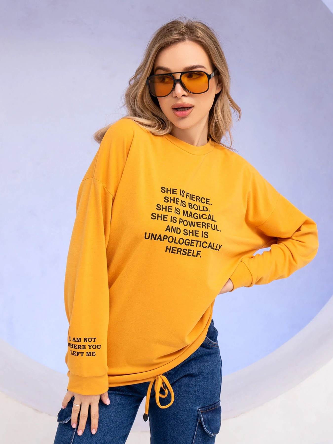 Худи и свитшоты ISSA Plus модель 13733_mustard Худи и свитшоты ISSA Plus модель 13733_mustard Фото