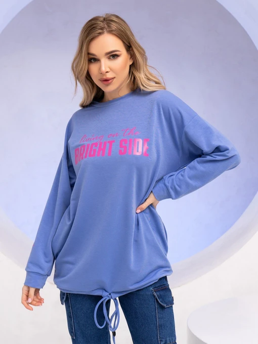 Худи и свитшоты ISSA Plus модель 13734_blue Фото