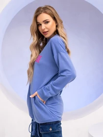 Худи и свитшоты ISSA Plus модель 13734_blue Фото