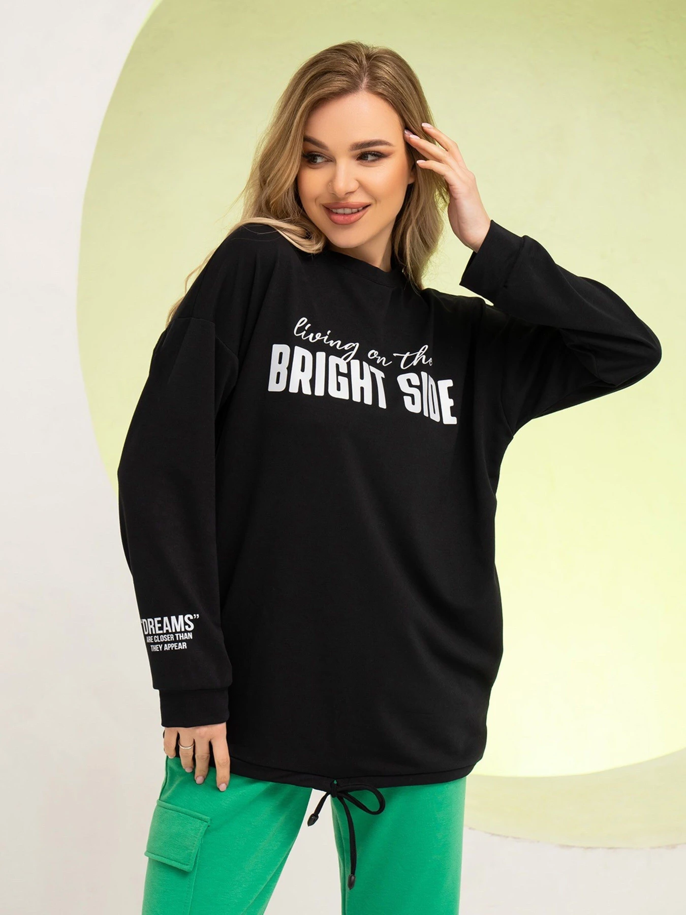 Худи и свитшоты ISSA Plus модель 13734_black Худи и свитшоты ISSA Plus модель 13734_black Фото